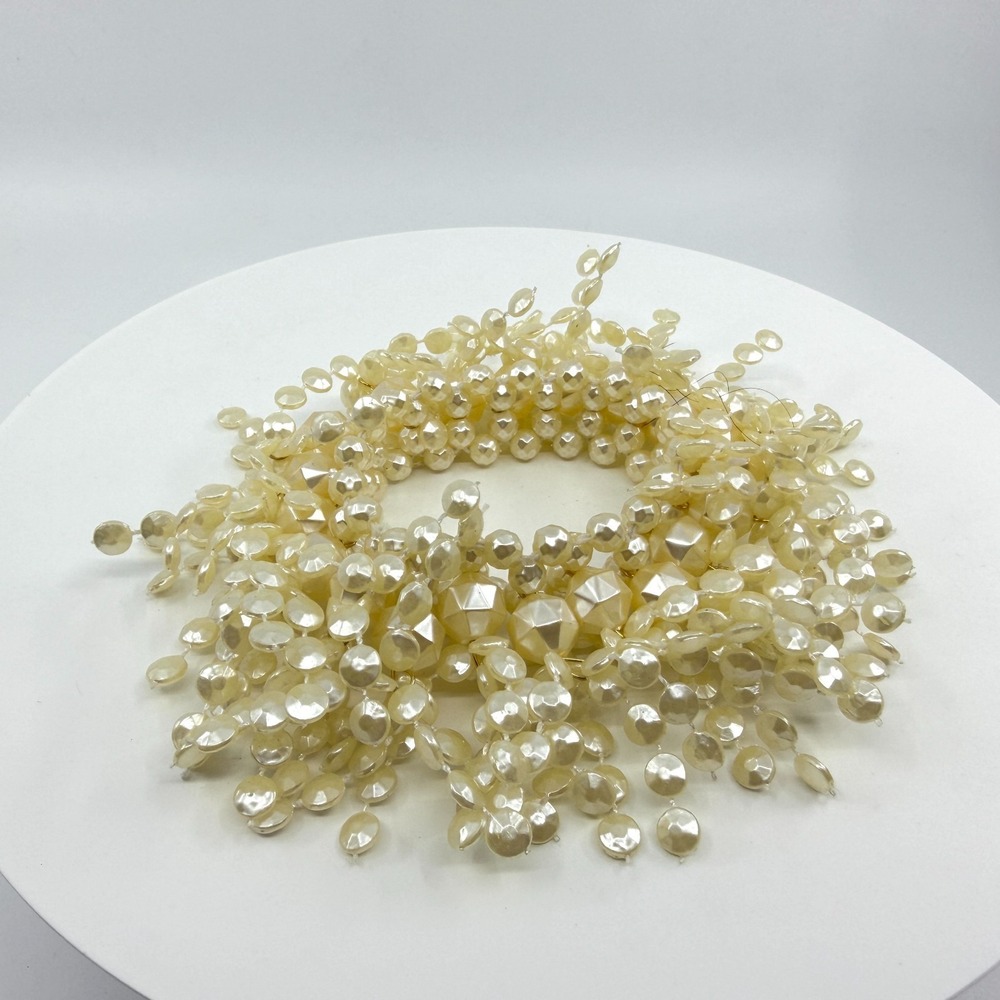 Statement Faux Pearl Cluster Bracelet Chunky Chic Romantic Festival Accessory